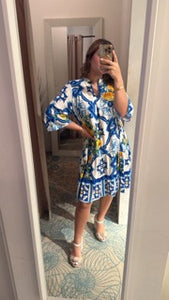 N viscose print dress
