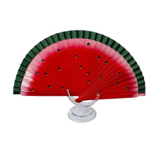 Load image into Gallery viewer, Spain wood painted fan