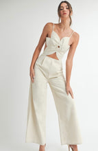 Load image into Gallery viewer, Eb flower  linen jumpsuit