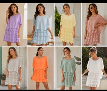Load image into Gallery viewer, N short dress with layers