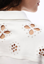 Load image into Gallery viewer, B cropped denim white jacket