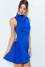 Load image into Gallery viewer, I boat neck royal blue dress