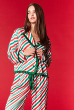 Load image into Gallery viewer, R candy cane Christmas pjs