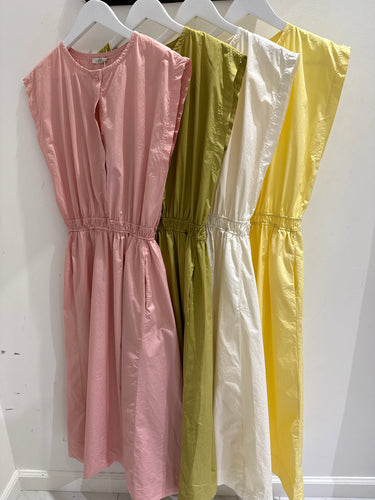 C Cotton midi dress