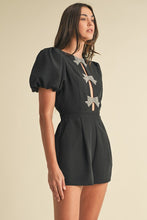 Load image into Gallery viewer, Eb crystal bow romper