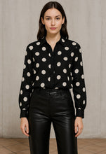 Load image into Gallery viewer, Lc polka dots sheer shirt