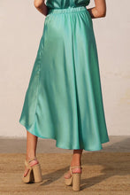 Load image into Gallery viewer, T satin midi swing skirt