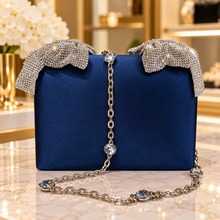 Load image into Gallery viewer, Mb Yuri evening bow satin bag