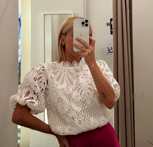 Vv 3/4 sleeve lace top