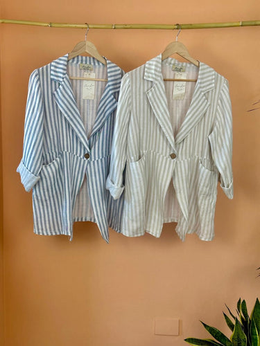 Lc Stripe Blazer with pants