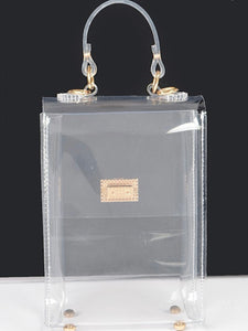 Hd Transparent top handle clutch