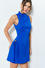 Load image into Gallery viewer, I boat neck royal blue dress