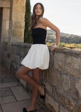 Load image into Gallery viewer, M strapples  bubble mini dress