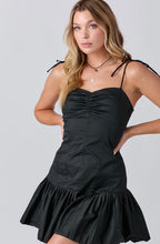 Load image into Gallery viewer, B sweetheart neckline pleats mini dress