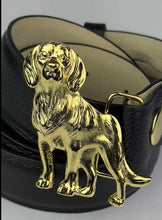 Load image into Gallery viewer, A leather pets buckle belt