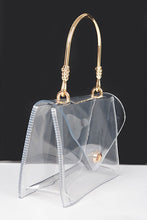 Load image into Gallery viewer, Hd metal handle flap clutch