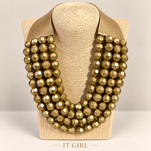 Load image into Gallery viewer, W beats layers leather necklace
