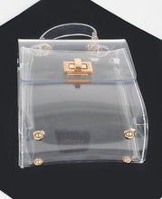 Load image into Gallery viewer, Hd Transparent top handle clutch