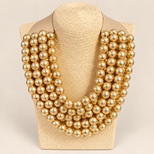 Load image into Gallery viewer, W beats layers leather necklace