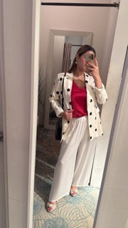 O polka dots blazer