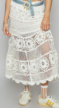 Load image into Gallery viewer, P flare midi crochet skirt