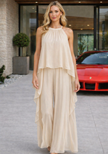 Load image into Gallery viewer, N 2pcs halter silk set