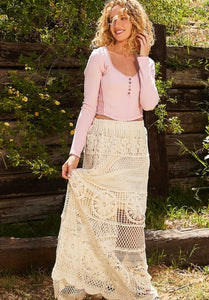 P crochet  skirt