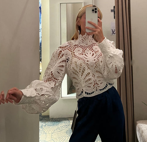 Vv Long sleeve lace top