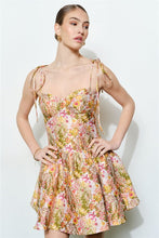 Load image into Gallery viewer, I Brocade flower dress