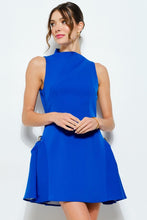Load image into Gallery viewer, I boat neck royal blue dress