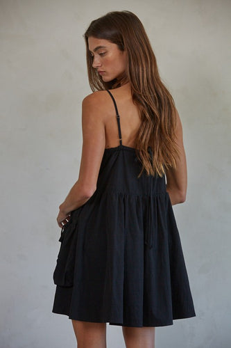 Bt eyelet  crop top black