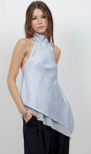 Load image into Gallery viewer, Wc ice blue asymetrical open back top