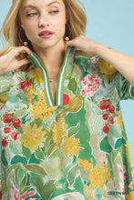 Load image into Gallery viewer, U Floral print high neck mini dress