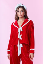 Load image into Gallery viewer, S red velvet pjs