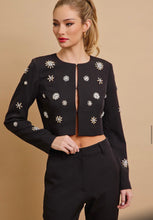 Load image into Gallery viewer, R Embellishment crop jacket /pants