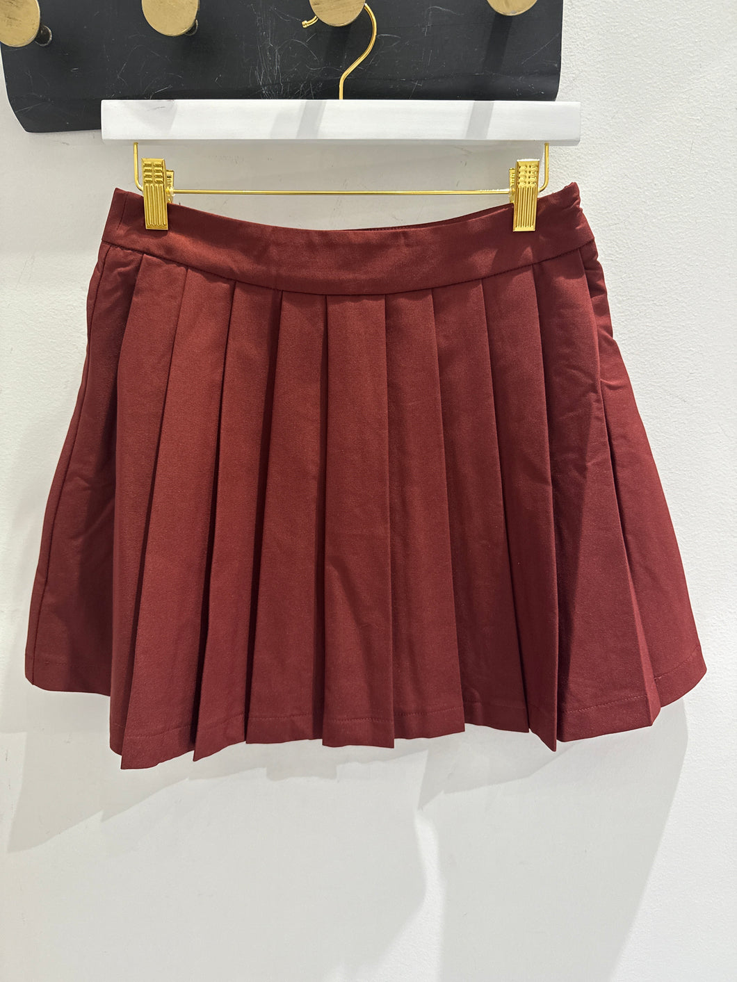 I Pleated mini skirt