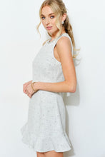 Load image into Gallery viewer, I twill seafoam dress with sparkle accent dress