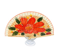 Load image into Gallery viewer, Spain wood painted fan