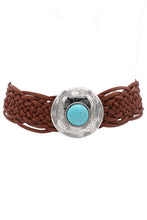 Load image into Gallery viewer, Ab Faux leather bohemian belt