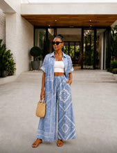 Load image into Gallery viewer, N Jeans /paisley, flower  print  2 pcs dress/pant