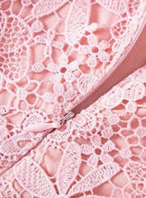 Load image into Gallery viewer, E lace pink midi dress