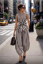Load image into Gallery viewer, Ld 2pcs stripe set with bow