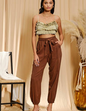 Load image into Gallery viewer, Eb pleated crop top