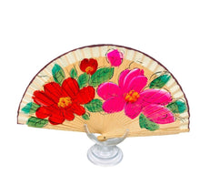 Load image into Gallery viewer, Spain wood painted fan