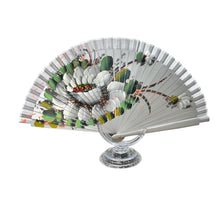 Load image into Gallery viewer, Spain wood painted fan