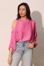 Load image into Gallery viewer, T one open shoulder pink top