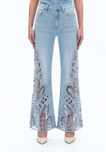 Load image into Gallery viewer, B side lace blue jeans