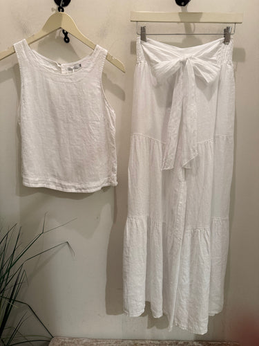 Ks linen 2 pcs tank/palazzo sets