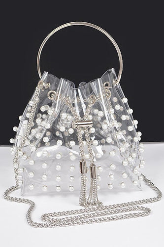 Hd stud pearl bucked bag