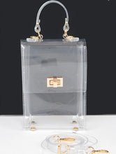 Load image into Gallery viewer, Hd Transparent top handle clutch